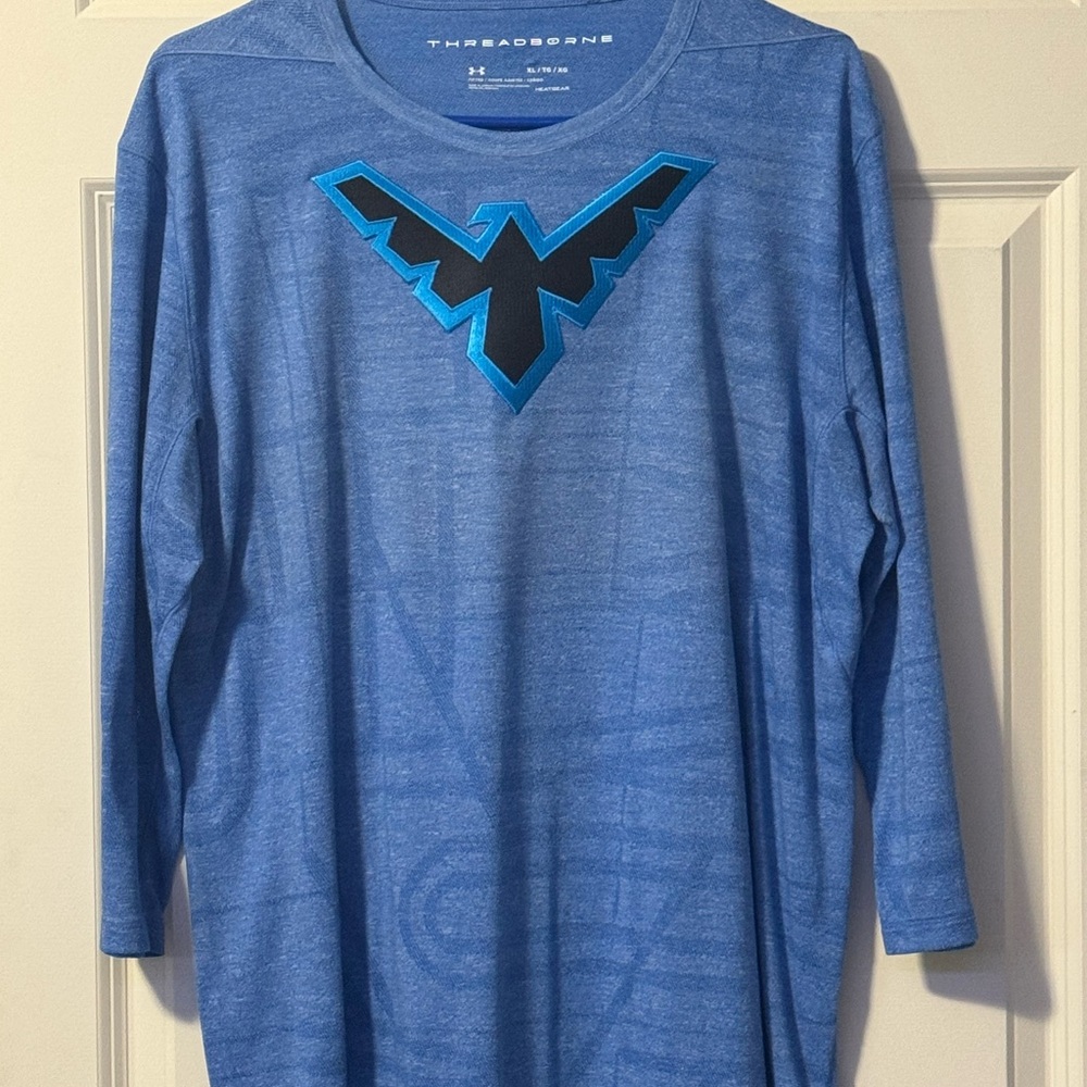Nightwing Under Armour Threadborne Custom Size XL